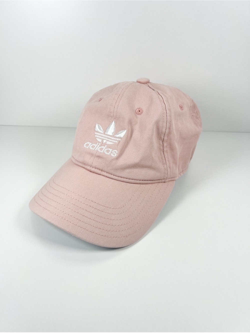 Adidas Originals Trefoil Pink Strapback Baseball Cap Hat OSFM Adjustable Cotton